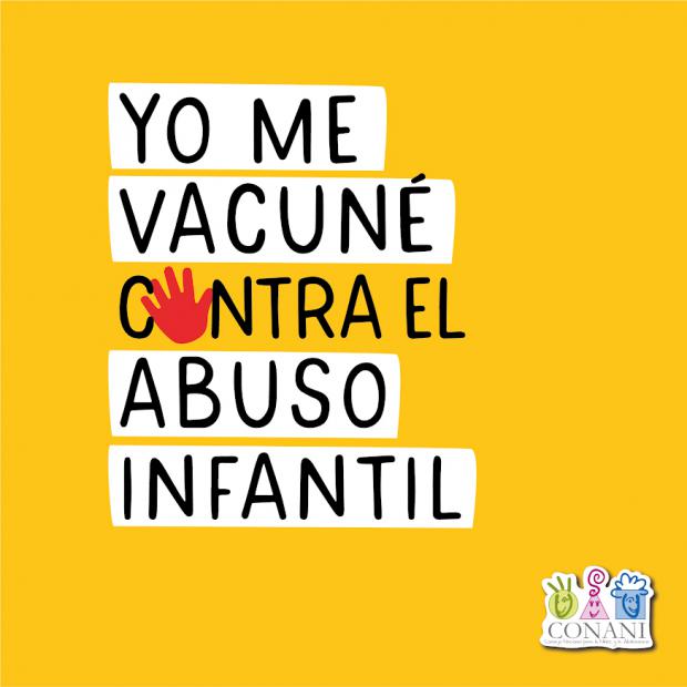 Conani inicia campaña “Yo me vacuné contra el abuso infantil”