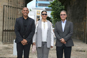 Salvador Batista, Yenny Polanco Lovera y Luis José Chávez.