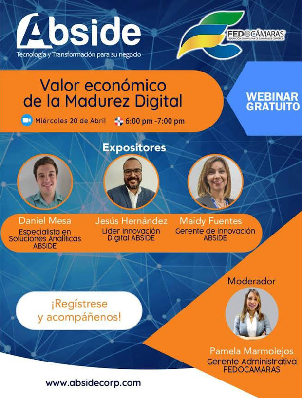 Webinar 'Valor Económico de la Madurez Digital'.