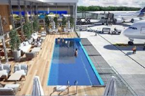 Salón VIP del Aeropuerto Punta Cana tendrá piscina con vista a la pista de aterrizaje