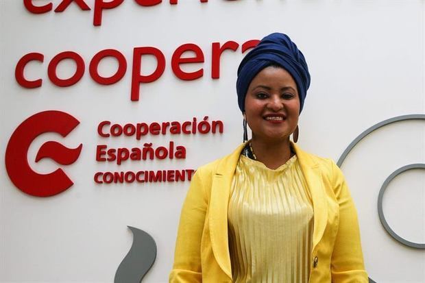 La militante feminista colombiana Ashanti Dinah, durante una entrevista con Efe concedida el pasado día 3 de julio en el marco del II encuentro de 'Experiencias latinoamericanas: Afropolíticas' que se llevó a cabo en la Cooperación Española de Montevideo.