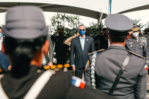Presidente Abinader entrega el nuevo y moderno Auditorio Policía Nacional