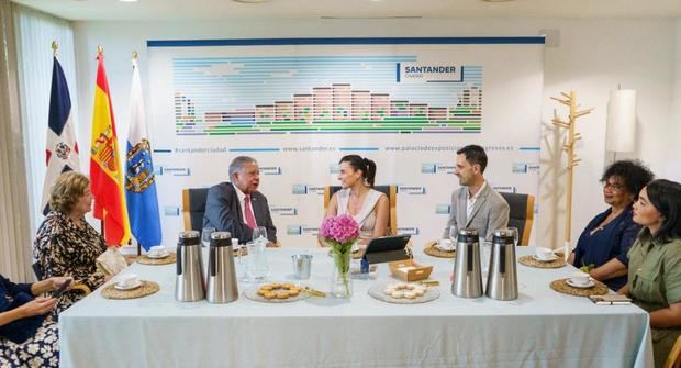 Almuerzo delegación dominicana.