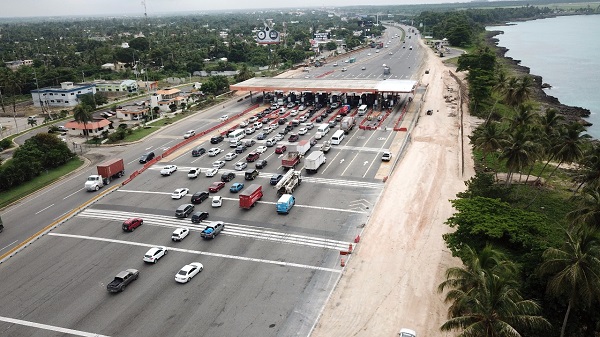 RDVial amplía la estación de peaje de la autopista Las Américas
