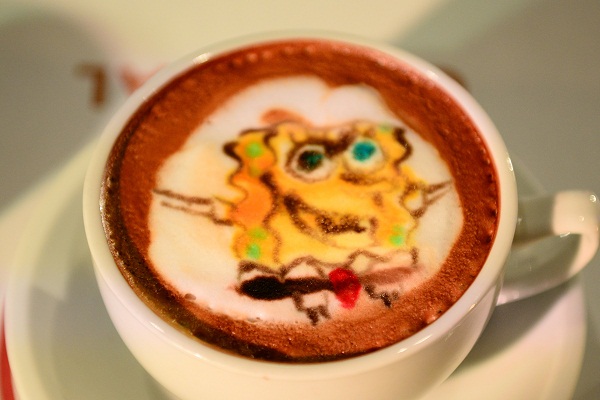 Arte Latte Ganador - Bob Esponja