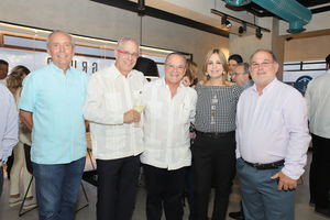 Augusto Casasnovas, David Paiewonsky, Frank Rainieri, Evelyn Paiewonsky