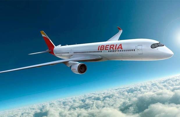 Avión de la compañía española Iberia.