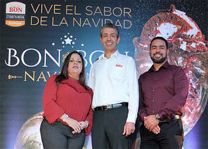 Carolina Pantaleón, Luis Fernando Enciso y Roberto Caraballo.