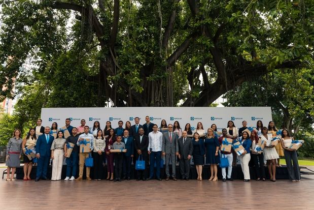 Escena de un pasado encuentro de becados. El 89% de los egresados se encuentra trabajando. 