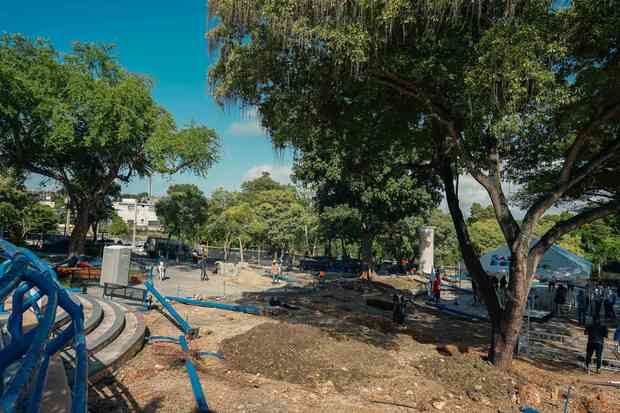 El parque Cristo Libre tiene una extensión de 5,404 metros cuadrados.