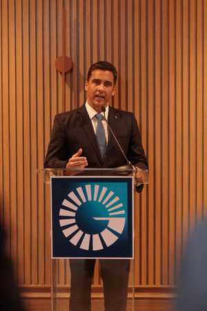 El señor Francisco Ramírez, vicepresidente ejecutivo de Negocios Personales y Sucursales del Banco Popular.