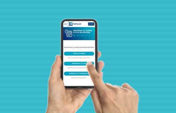 Los turnos y las citas se pueden reservar tanto desde la aplicación para móviles como la web del banco.