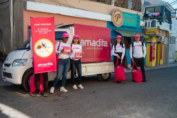 Amadita Laboratorio Clínico realiza sexta jornada de educación para la prevención del Dengue, el Zika y la Chikungunya.
