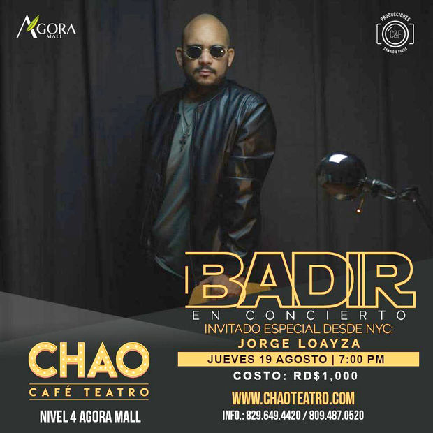 'Badir en concierto' se presentará este jueves en Chao Teatro