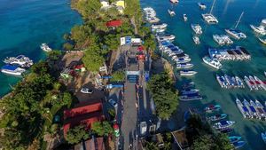 Vista aérea edición Bayahibe 10k.