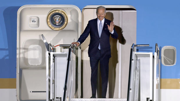 Joe Biden llegó a Alemania para participar en la cumbre del G7