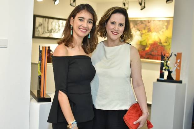 Bingene Armenteros y Laura Rivera.