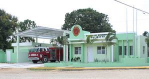 La nueva estación de bomberos de Quisqueya.