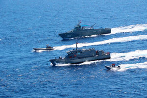 Buques de R.Dominicana y EE.UU. realizaron ejercicios en el mar Caribe