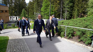 Presidente Abinader arriba a Davos para participar en Foro Económico Mundial