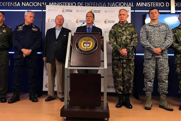 Representantes del ELN. 