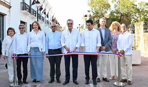 Presidente Abinader y ministro Collado inauguran obras en la Ciudad Colonial de Santo Domingo