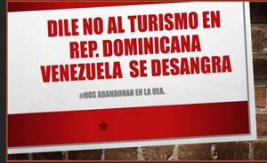 Surge campaña contra turismo en RD por voto de abstención en OEA ante crisis venezolana