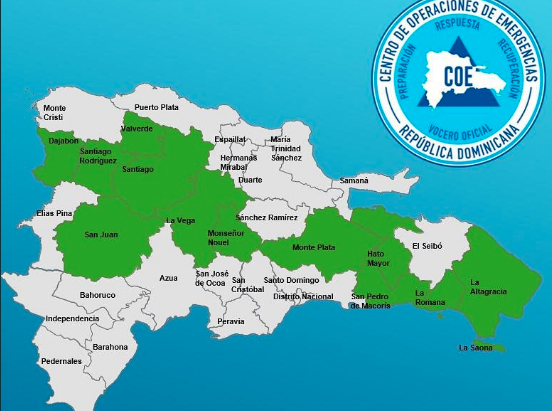 El COE amplía a 12 las provincias en alerta verde por eventuales inundaciones.