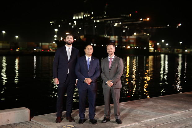 Carlos Flaquer, Ramn Bada y Morten Johansen.