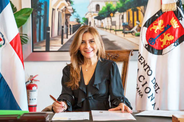 La alcaldesa de Santo Domingo, Carolina Mejía.