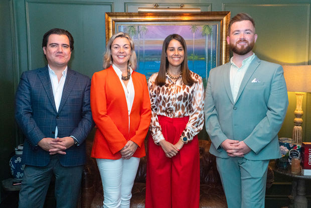 Alejandro Flores, Helena Dionísio, Francesca Ortiz y Dominic Boon.