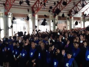 Graduandos de Santiago y Sajoma.