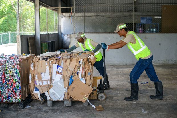 Centro de reciclaje.