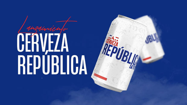 Banner publicitario Cerveza República La Tuya versión lata.