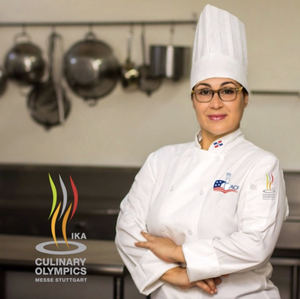 Ana Lebrón, primera chef dominicana que participa en IKA 2020, una olimpíada culinaria internacional