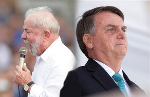 Lula lidera con 47 % de intención de voto, frente 31 % de Bolsonaro