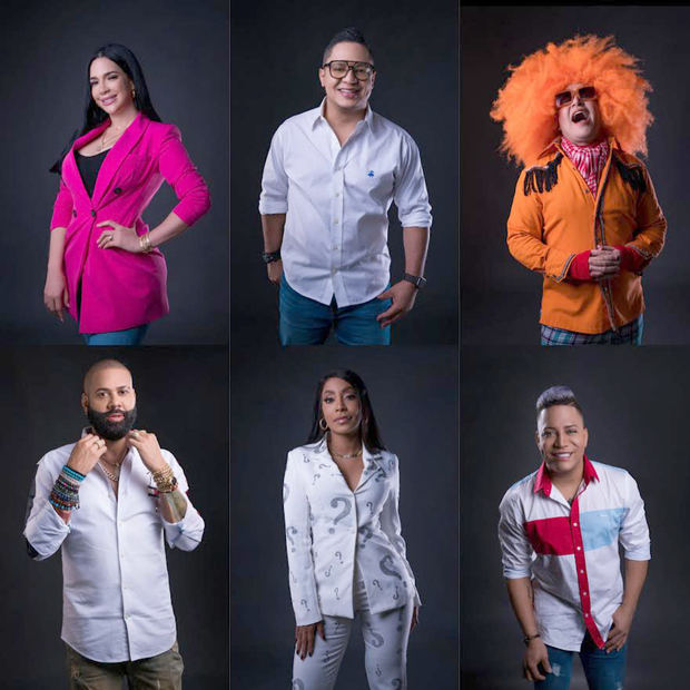 Grupo de 'Sin Filtro Radio Show': Amelia Alcantara, Robert Sánchez, La Berny, Mariachi Buda, Yelida Mejía y José Angel.
