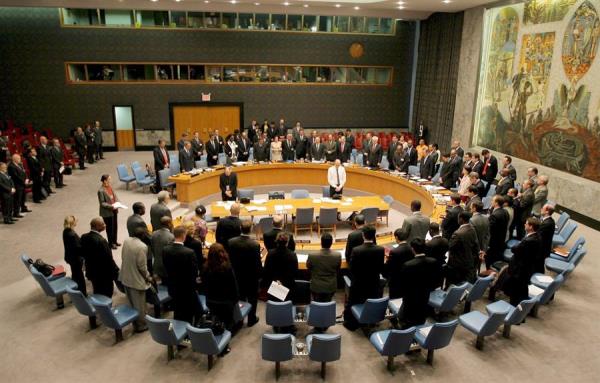 Vista durante una sesión del Consejo de Seguridad de las Naciones Unidas en la sede de las Naciones Unidas, en Nueva York (EE.UU.). 