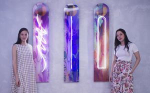 Inauguran exposición Cristal Líquido, fusión de arte y diseño