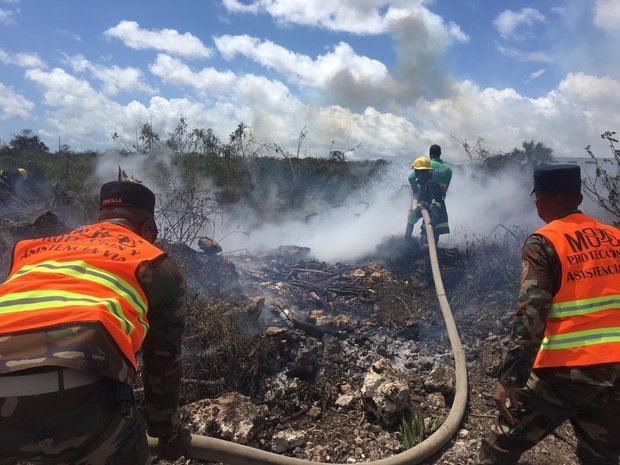 Incendio en Punta Cana