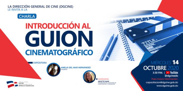 DGCINE invita a la charla “Introducción” al guión cinematográfico