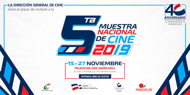 Invitación de la “5ta Muestra Nacional de Cine”.