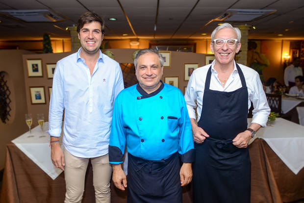Chef Franco Franzin y Claudio Pacagnella.