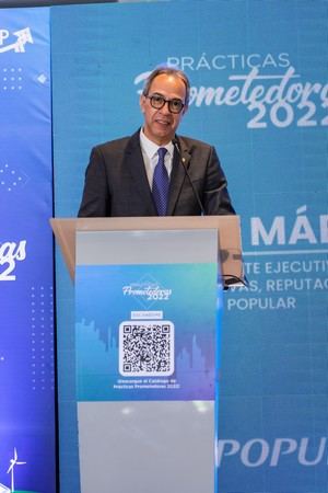 El señor José Mármol, vicepresidente ejecutivo de Comunicaciones Corporativas, Reputación y Banca Responsable, resaltó que el programa “Excelencia Popular” es “un pilar de la visión sostenible que impulsa la entidad financiera”.