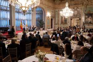 La rueda de prensa tuvo lugar en las instalaciones del edificio Casino de Madrid.