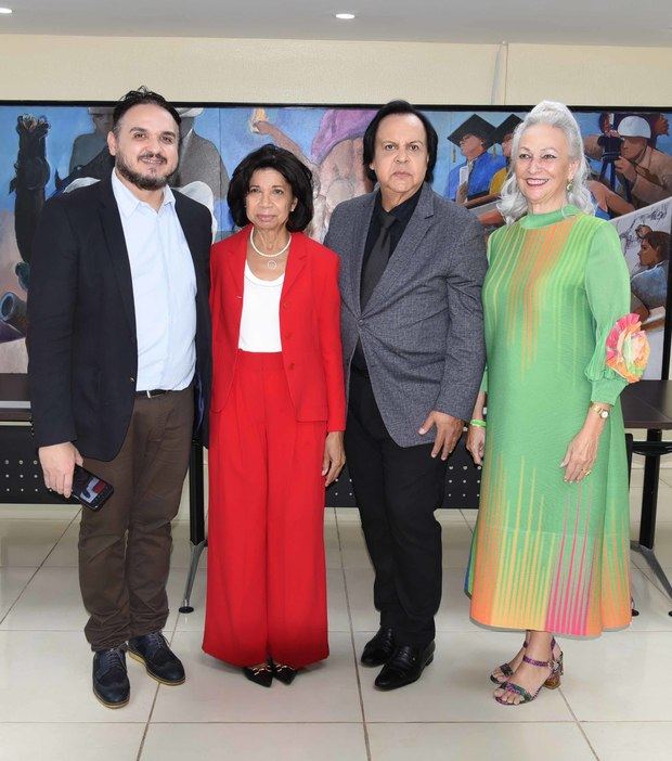 Cherny Reyes, Rhina Ibert, Leonel Lirio y Myra Hazim