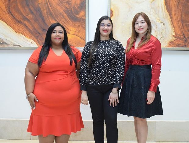 Rita Pérez, Elainy Marte y Suilan Lantigua.