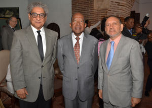 Hugo Suriel, Miguel Ángel Heredia y Diomedes Núñez Polanco.