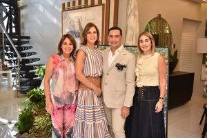 Maitté Abreu, Laura Betances, Francisco Guzmán y Elisabet Barceló.