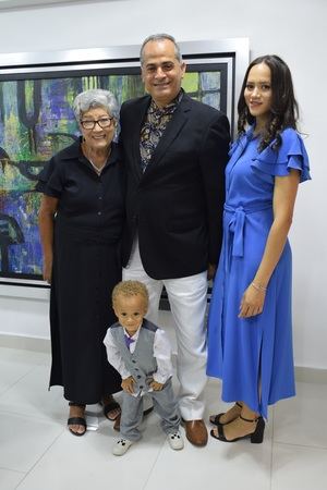 Ángela Sánchez, Luis Felipe Cartagena, Luis Arturo Cartagena y Pamela Martínez.